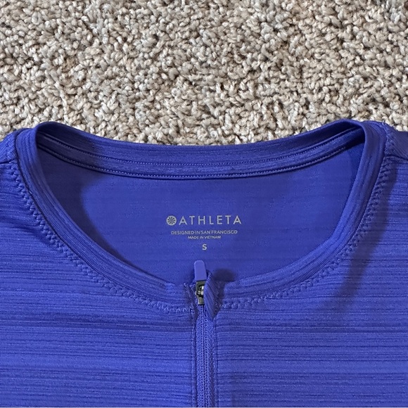 Athleta Pacifica Illume UPF Fitted Tank Purple Rashguard Women’s Size Small EUC - Picture 6 of 8